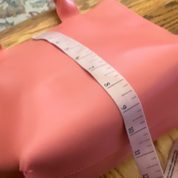 Furla | Pink Leather mini Tote Bag W 8 1/2,   H 9. Any other questions? - Picture 16 of 16